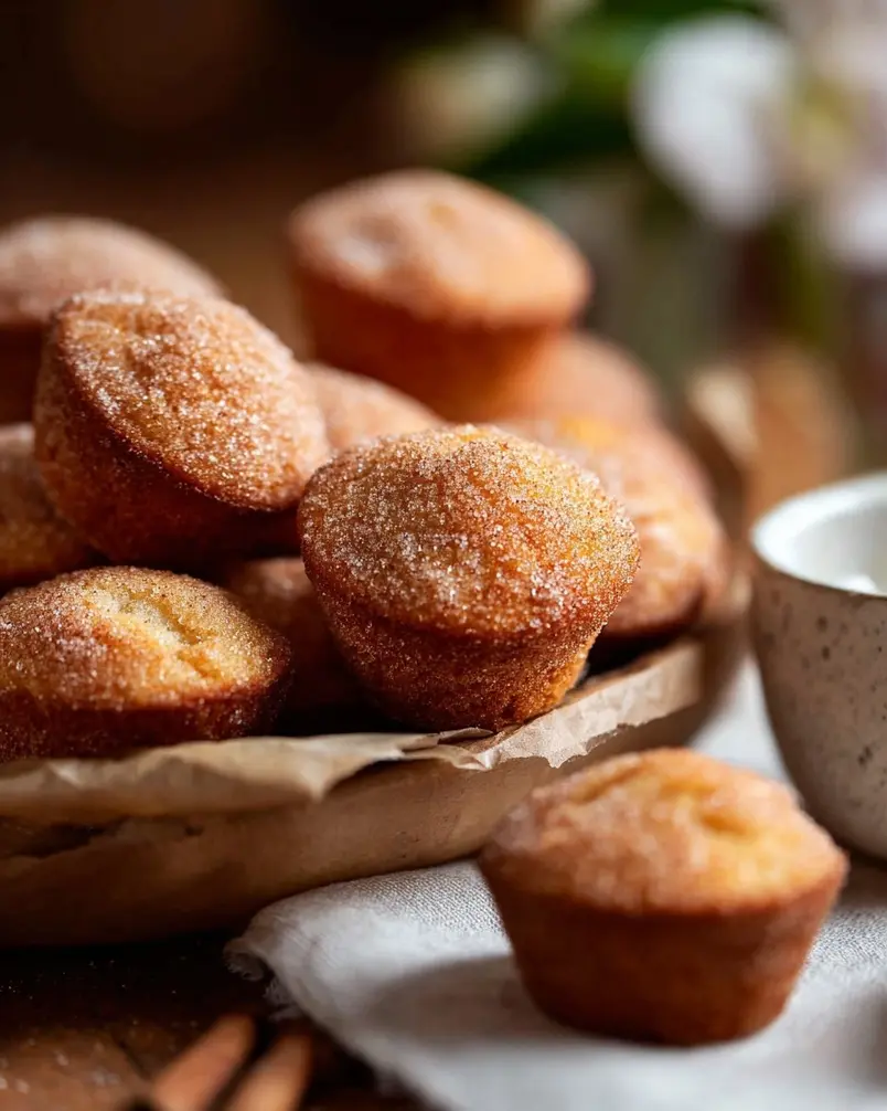Mini cinnamon muffins