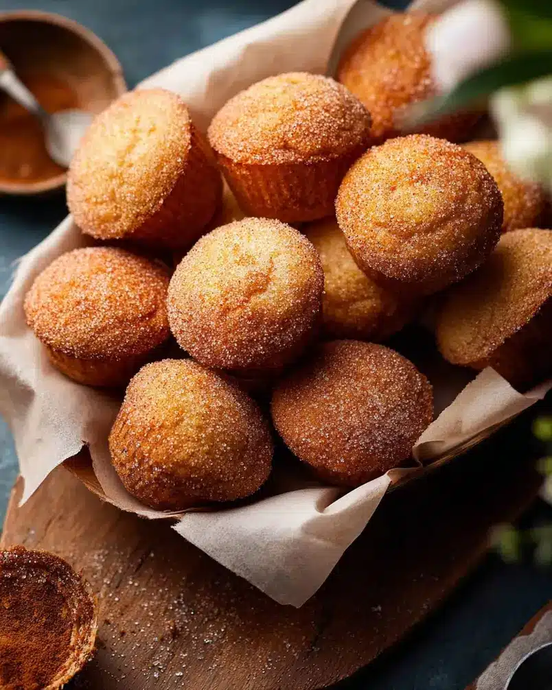 Mini cinnamon muffins 2 Cooking process image