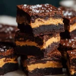 Peanut Butter Stuffed Brownies