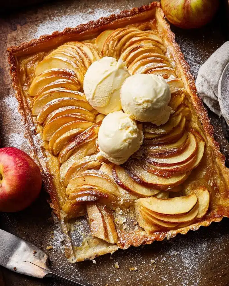 Easy French apple tart