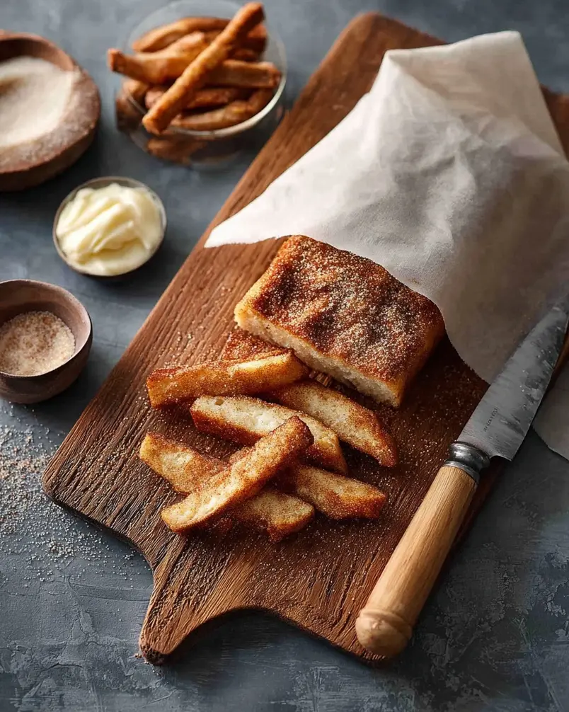 Cinnamon Sugar Bread Crust Treats